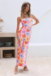 RUNAWAY THE LABEL Splendour Strapless Dress Floral