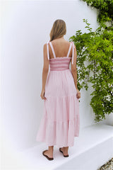 Sweet Whispers Maxi Dress Pink