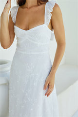 Tunnel Of Love Maxi Dress White