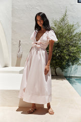 Simple Story Maxi Dress Pink