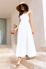 Salty Air Maxi Dress White