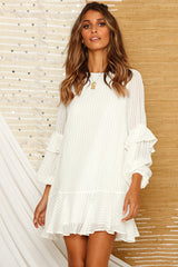 Ballard Dress White