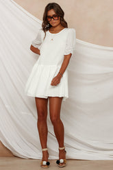 Snowflake Dress White