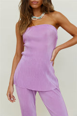 Clear Reason Top Purple