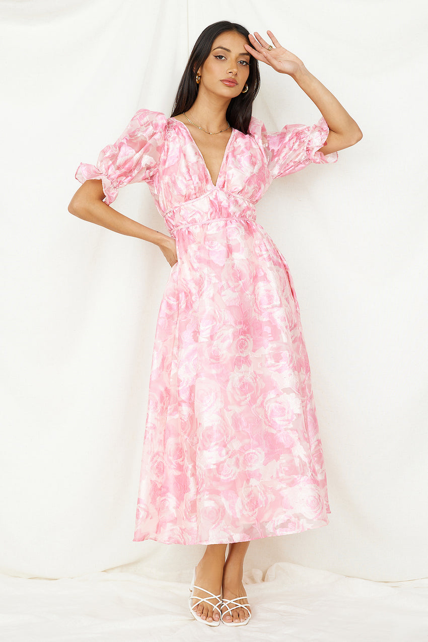 My Juliet Midi Dress Pink