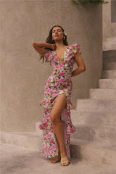 Truly Mesmerising Maxi Dress Pink