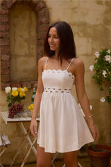 Dearest Friend Mini Dress White