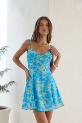 Beachlight Mini Dress Blue