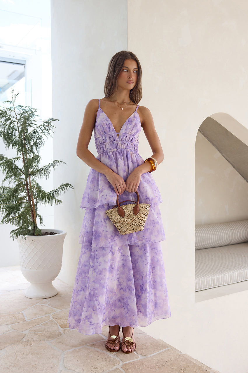 Perfect Party Maxi Dress Lilac