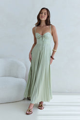 Del Mar Maxi Dress Green