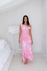 Many Mornings Maxi Dress Pink