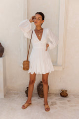 Going Solar Dress White