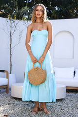 Calm and Collected Maxi Dress Blue