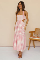 Head In The Clouds Maxi Dress Pink