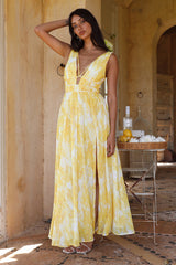 Super Solar Maxi Dress Yellow