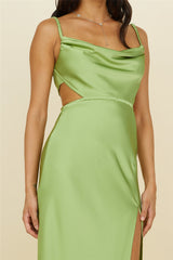 Simply Karma Midi Dress Green