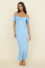 Falling Fearless Maxi Dress Blue