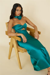 Think About It Maxi Dress Green
