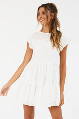 Spring Is Here Dress White