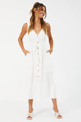 Brave Girls Maxi Dress White