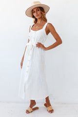 Heraklion Midi Dress White