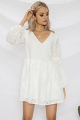 Brigitte Dress White