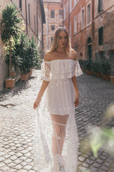 On The Outskirts Maxi Dress White