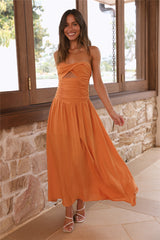 Endless Travels Maxi Dress Orange