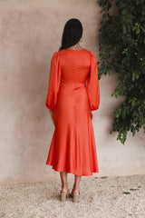 City Lights Maxi Dress Orange
