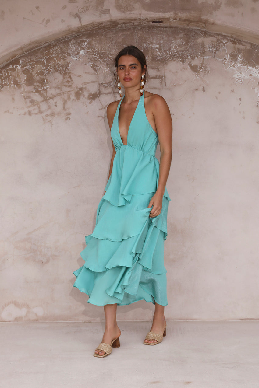 Focus On Me Maxi Dress Green