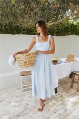 Wandering Soul Maxi Dress Blue