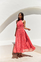 Elysian Sunset Maxi Dress Pink