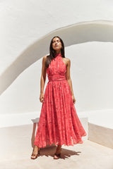 Elysian Sunset Maxi Dress Pink
