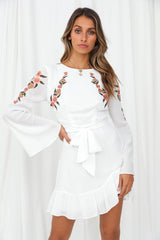 Harper Dress White