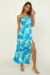 Stay Forever Maxi Dress Blue