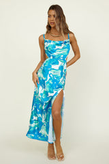 Stay Forever Maxi Dress Blue
