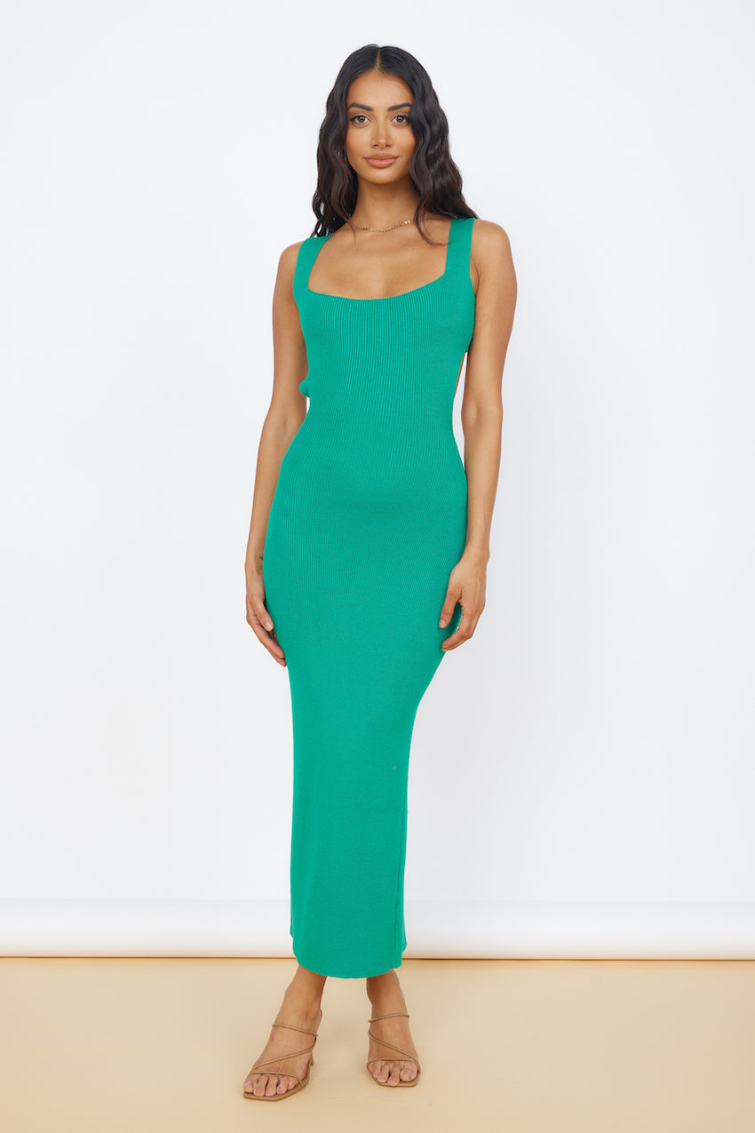 Coastal Dreams Maxi Dress Green