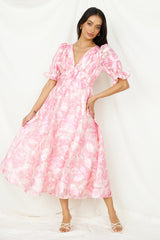 My Juliet Midi Dress Pink