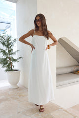 Warmth Of Love Maxi Dress White