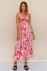 Pomegranate Maxi Dress