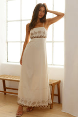 Escape To Paradise Maxi Dress Beige