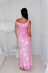 Many Mornings Maxi Dress Pink