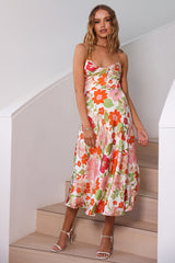 Love Strong Midi Dress Multi