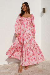 Like A Princess Maxi Dress Pink