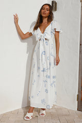 Angel Baby Maxi Dress Blue