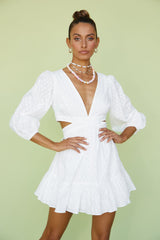 Feeling Loved Dress White