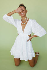 Feeling Loved Dress White
