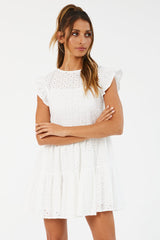 Spring Is Here Dress White