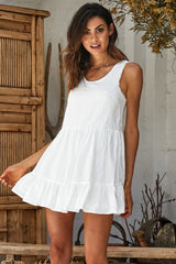 Mika Dress White