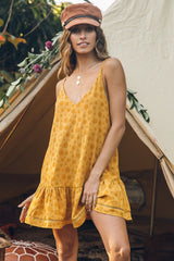 Already Gone Dress Mustard